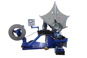 spiral duct forming machine for HVAC duct production