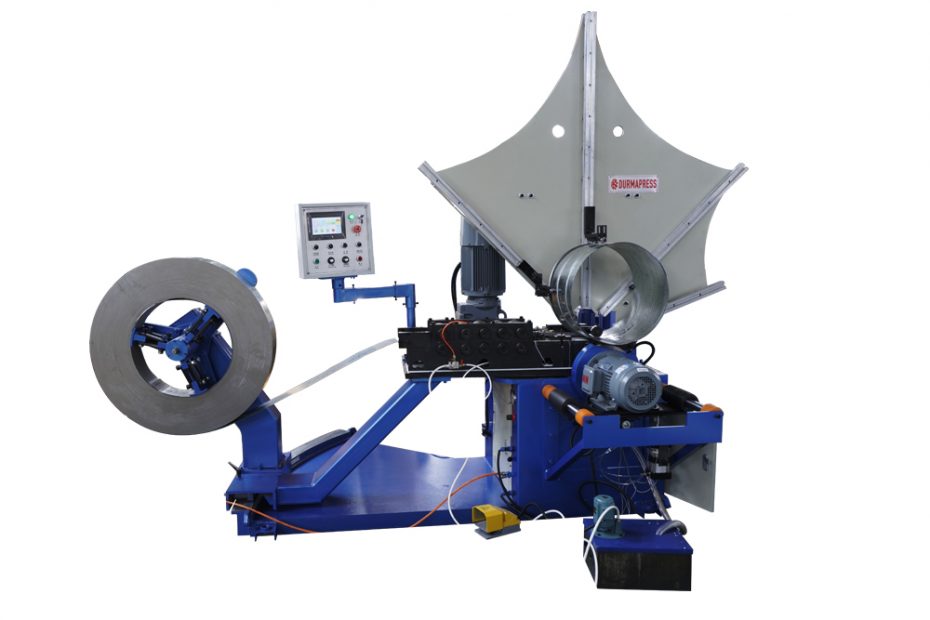 spiral duct forming machine for HVAC duct production