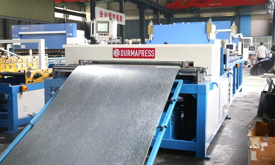 integrated HVAC duct production workflow