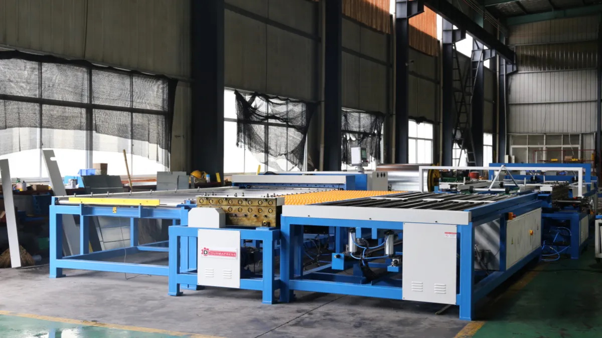 automatic HVAC duct production system overview