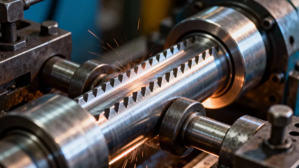 grooving rollers and tooling in duct grooving machine