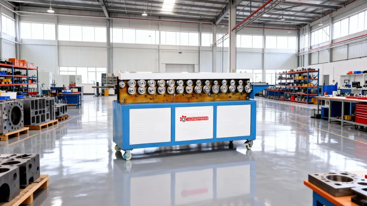 flange forming in rectangular HVAC duct manufacturing