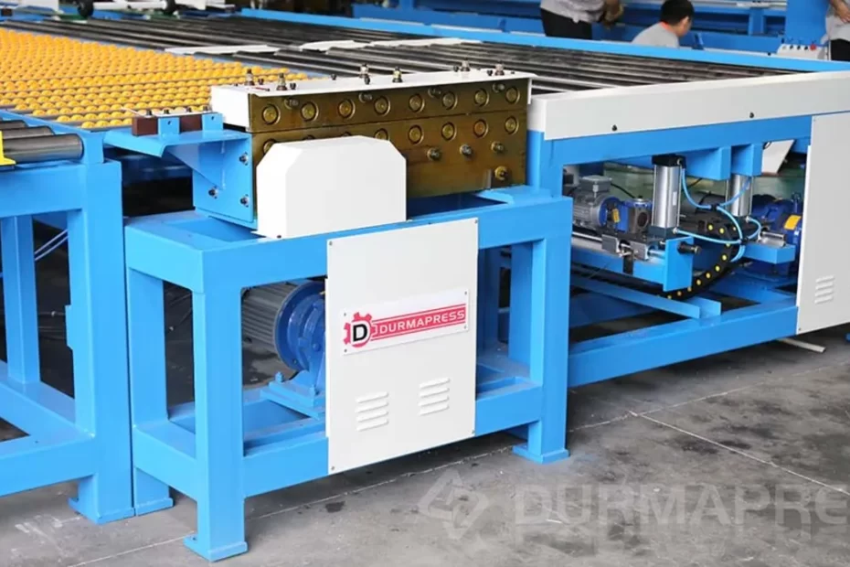 duct bending machine used in HVAC duct manufacturing