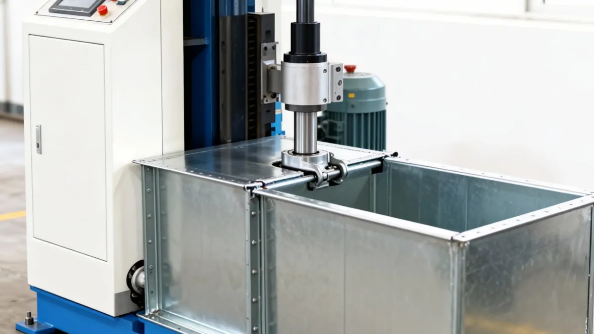 RAS seam closing in HVAC duct production