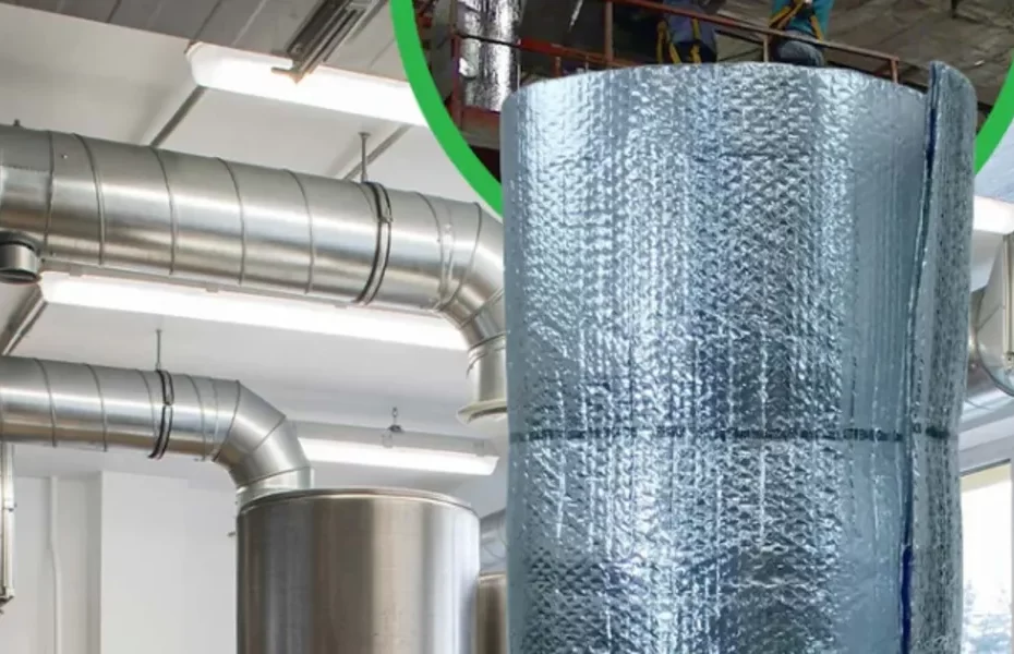 duct insulation preventing condensation