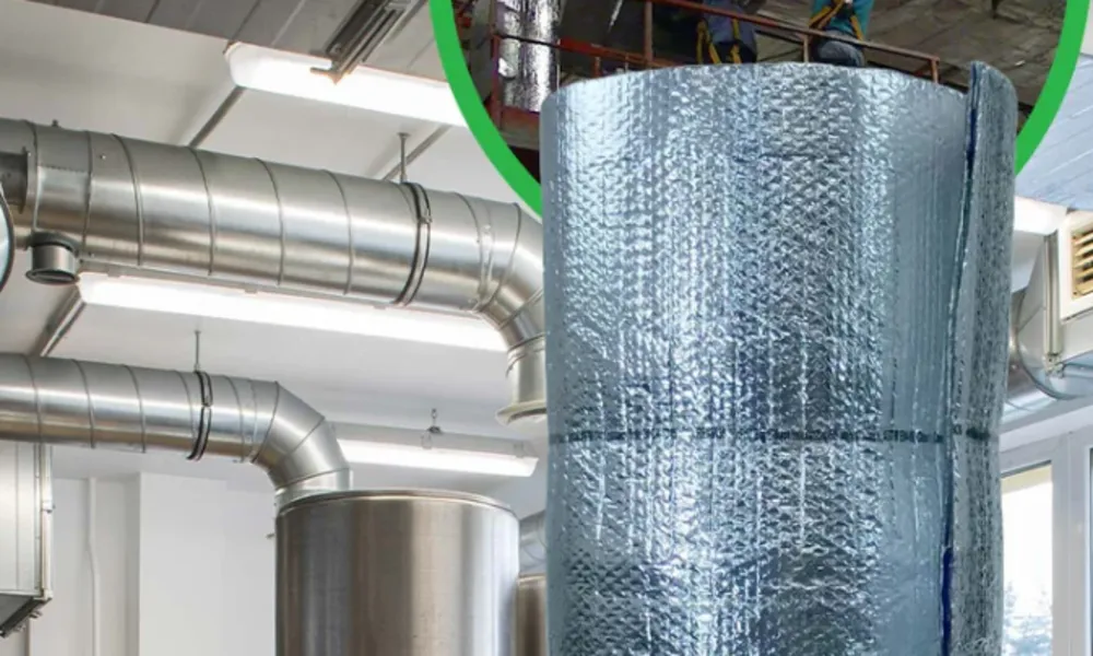 duct insulation preventing condensation