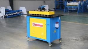 lock forming machine for HVAC duct fabrication