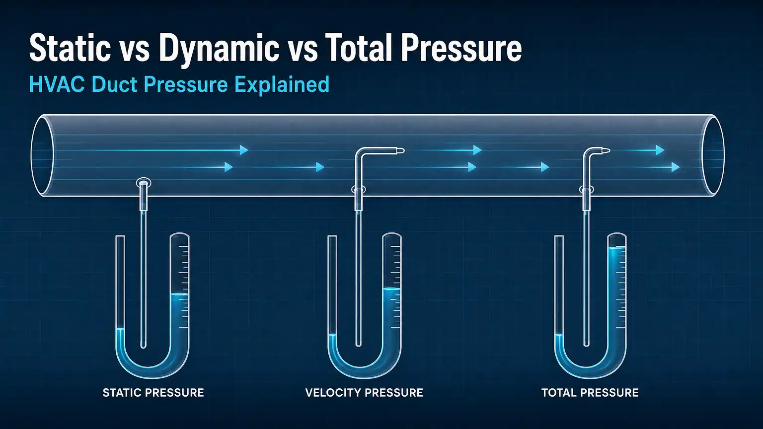 Static vs Dynamic vs Total Pressure Cover